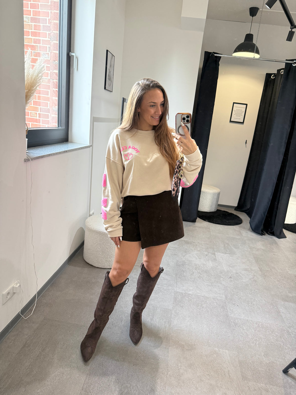 PULLOVER YOGA CLUB -4992- BEIGE