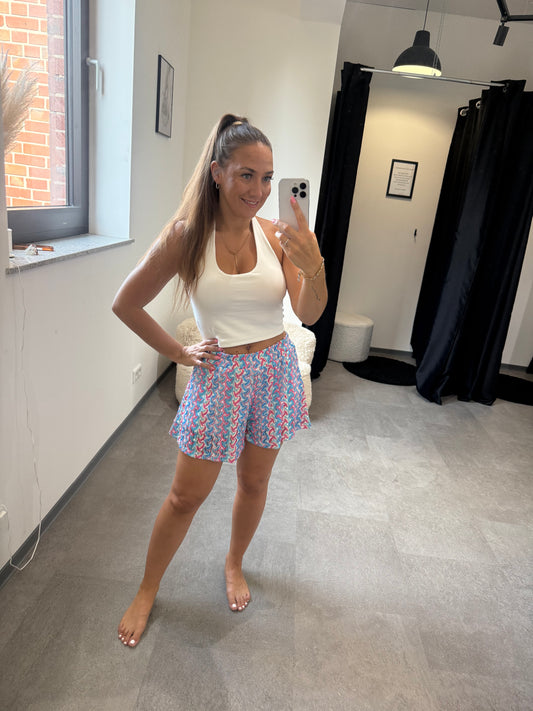 SHORTS -1271- BLAU - Sarahs Modeboutique