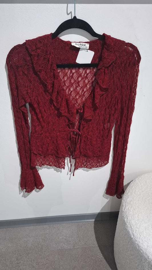 Bluse -1869- Bordeaux