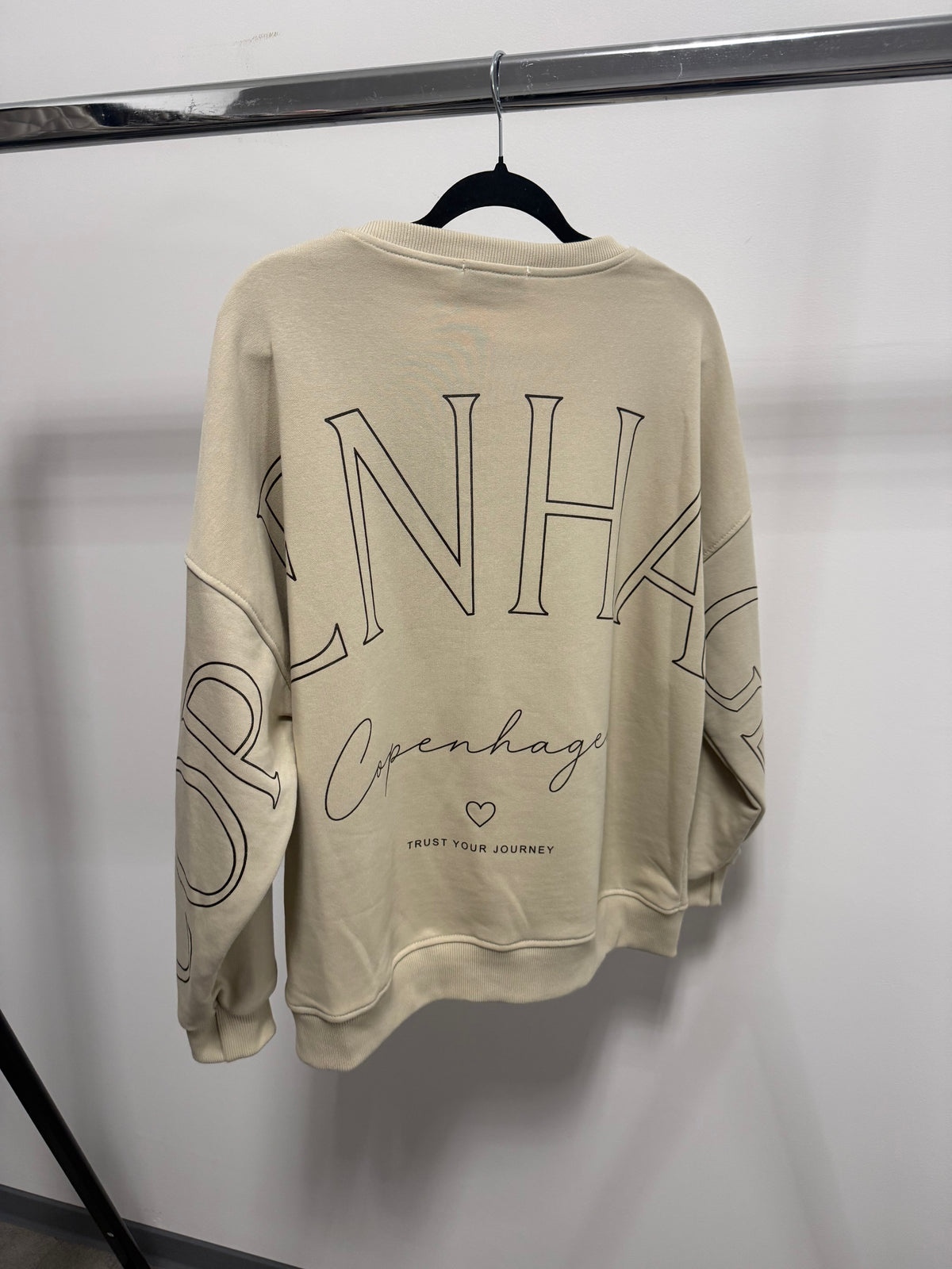 PULLOVER COPENHAGEN -9003- BEIGE - Sarahs Modeboutique