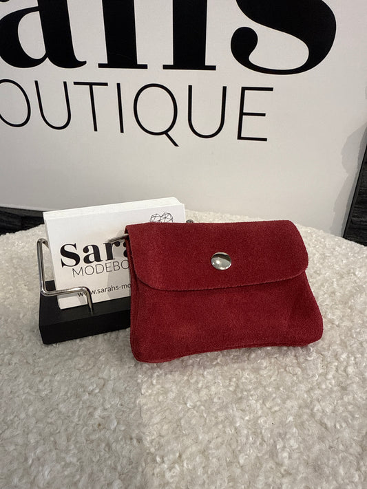 PORTMONEE WILDLEDER BORDEAUX - Sarahs Modeboutique