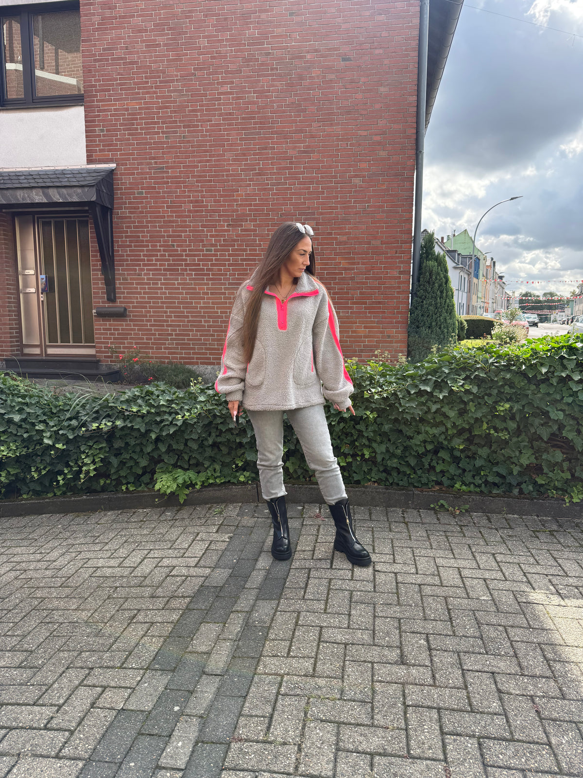 TEDDYZIPPER NEON -4668- GRAU
