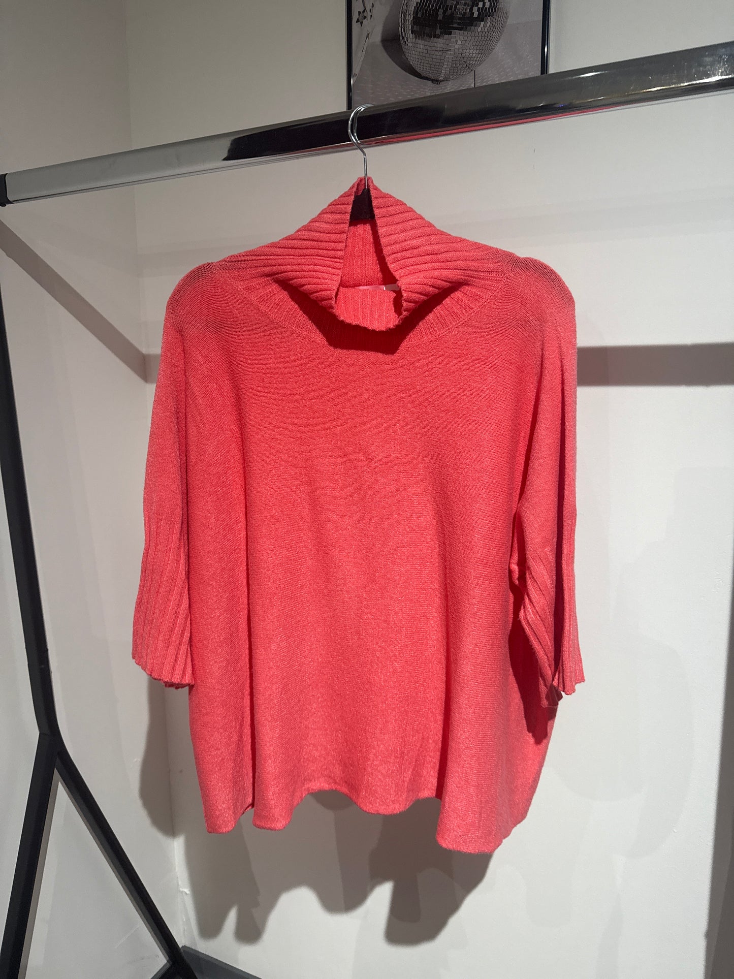Shirt -1599- rot/orange - Sarahs Modeboutique