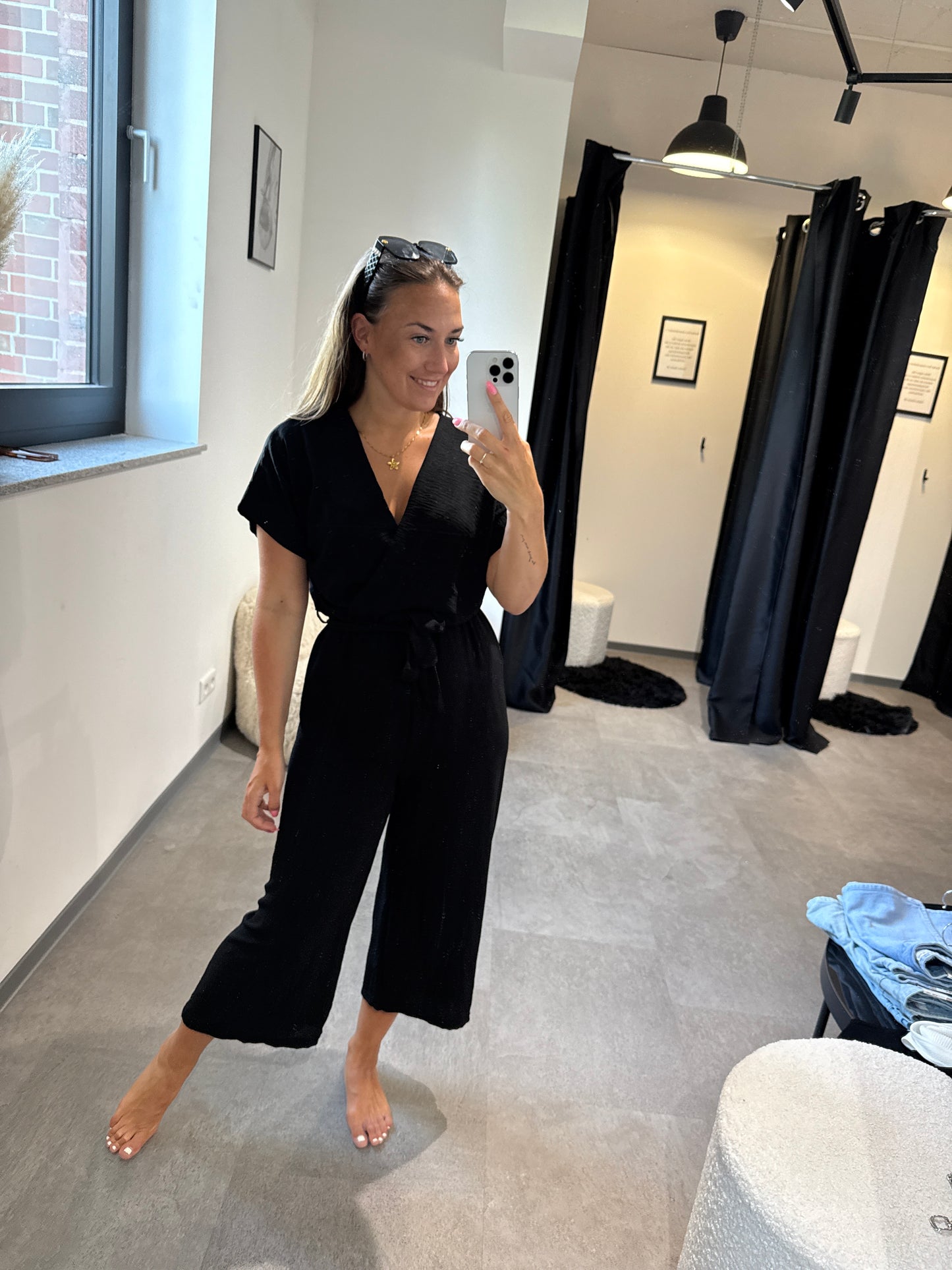 Jumpsuit -1910- schwarz - Sarahs Modeboutique