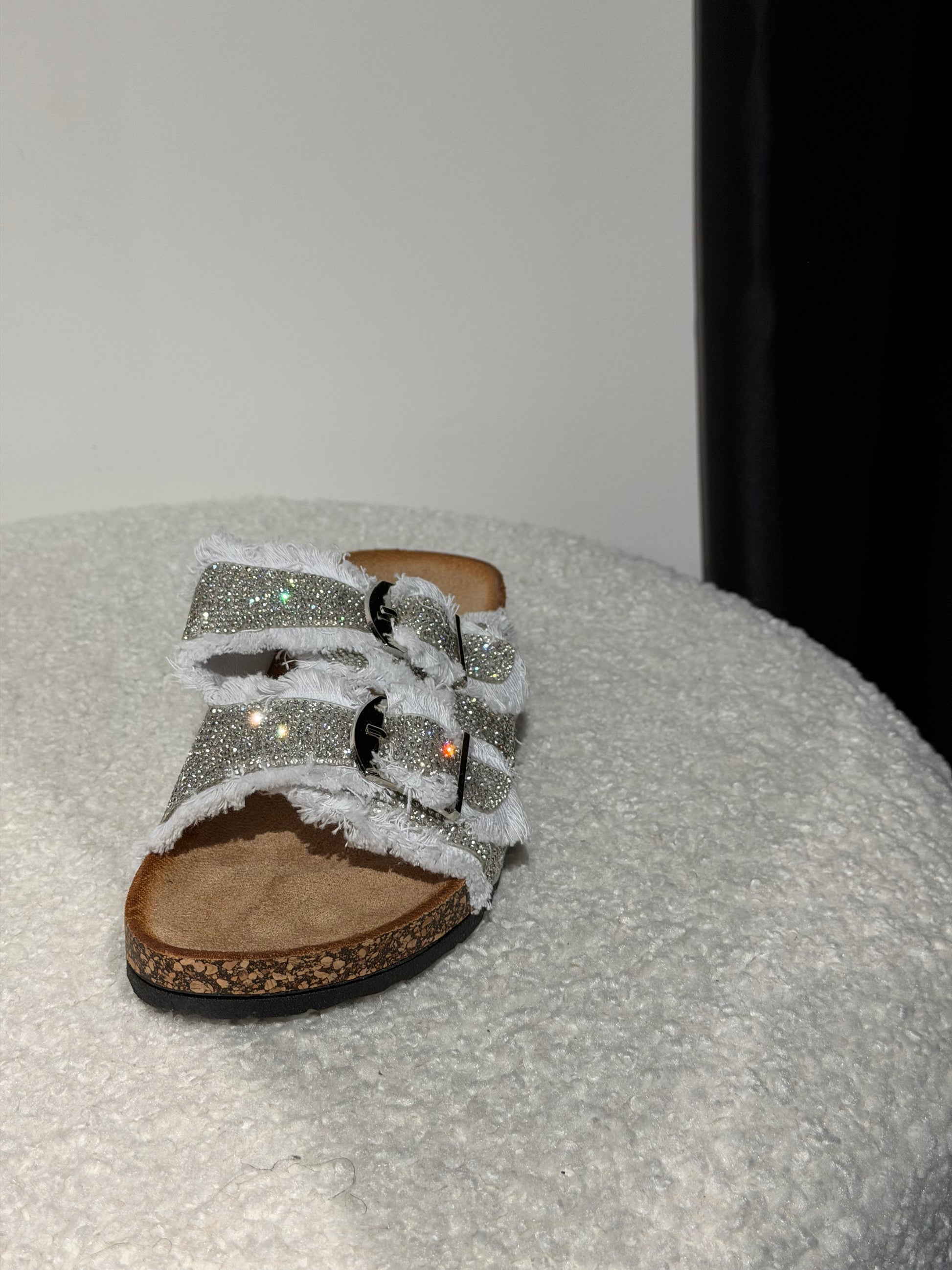 Glitzer Schlappen -1361- - Sarahs Modeboutique