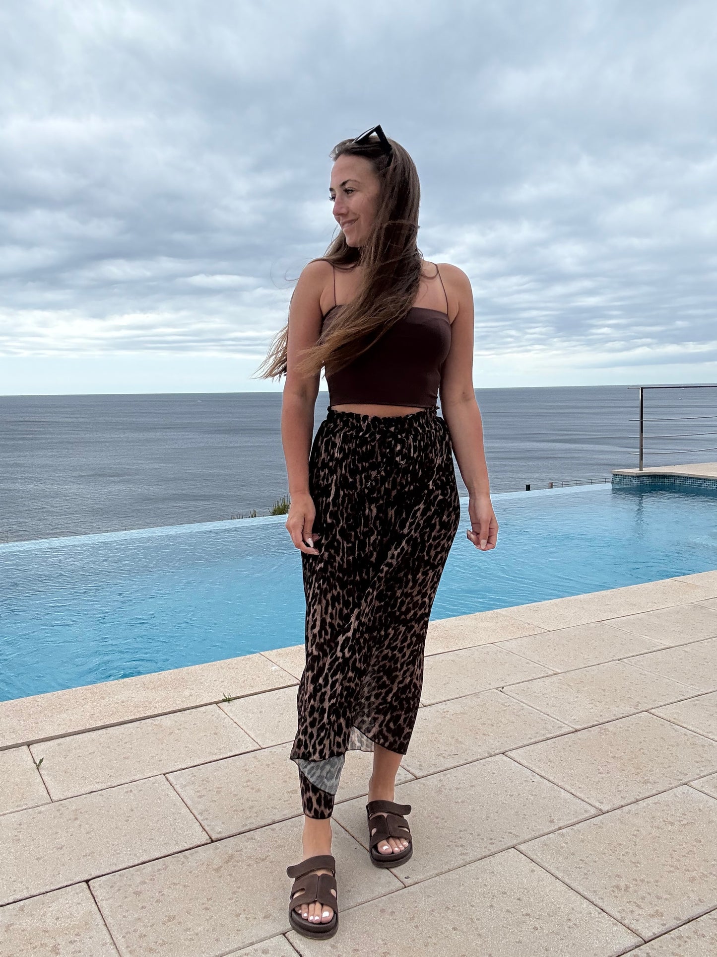 LEO FLATTERHOSE -4555b- BRAUN - Sarahs Modeboutique