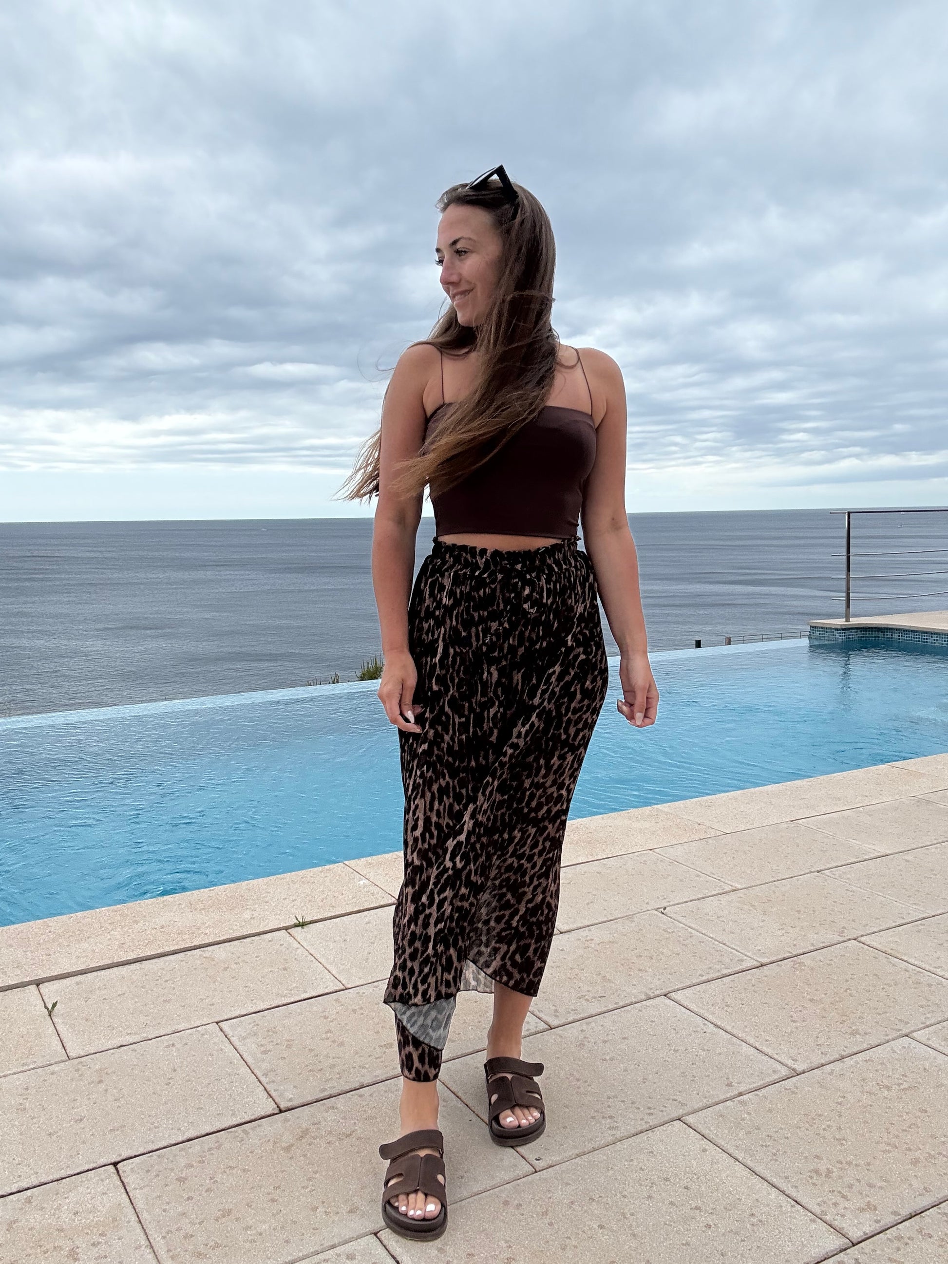 LEO FLATTERHOSE -4555b- BRAUN - Sarahs Modeboutique