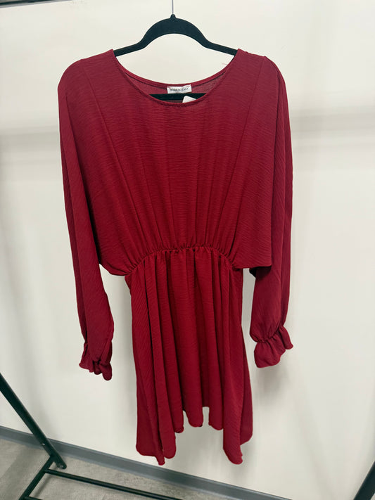 KLEID -8878- BORDEAUX (Kopie) - Sarahs Modeboutique