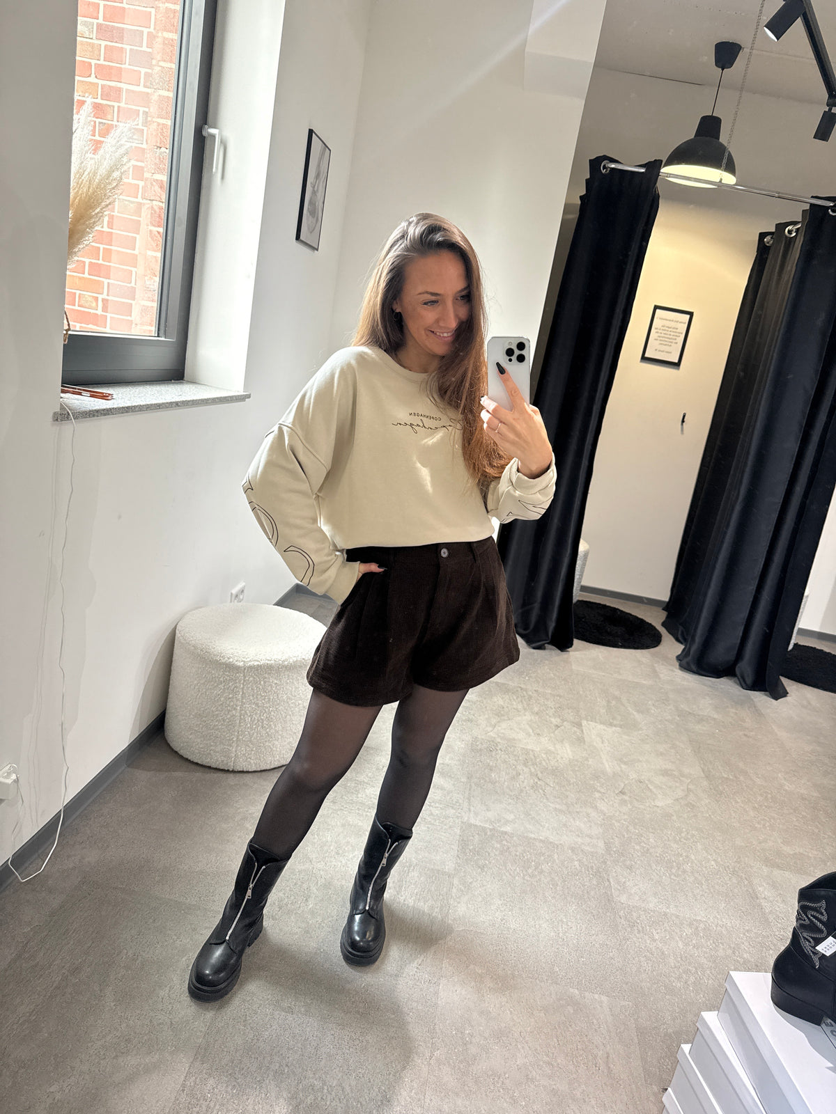 PULLOVER COPENHAGEN -9003- BEIGE - Sarahs Modeboutique