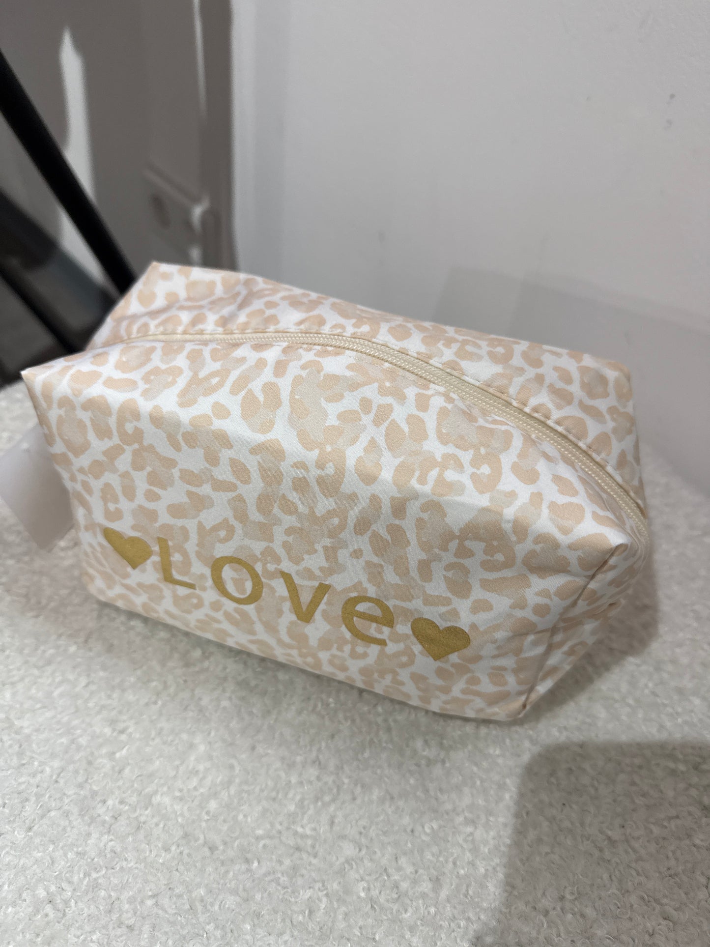 Kosmetiktasche -6669- beige Love