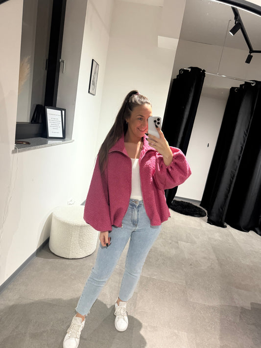 TEDDYJACKE FLAUSCHI -6671- DUNKELPINK - Sarahs Modeboutique