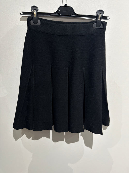 Faltenrock -9502- schwarz