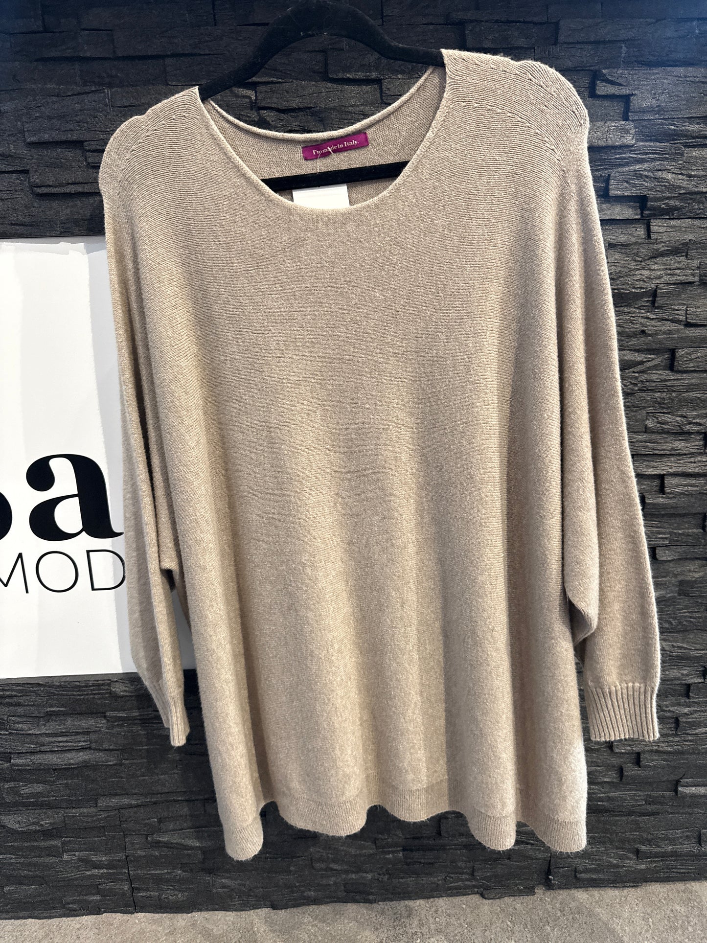 Pulli overzise -7551- taupe