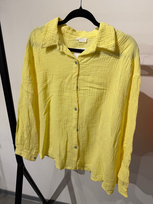 Musselinbluse gelb -263- - Sarahs Modeboutique