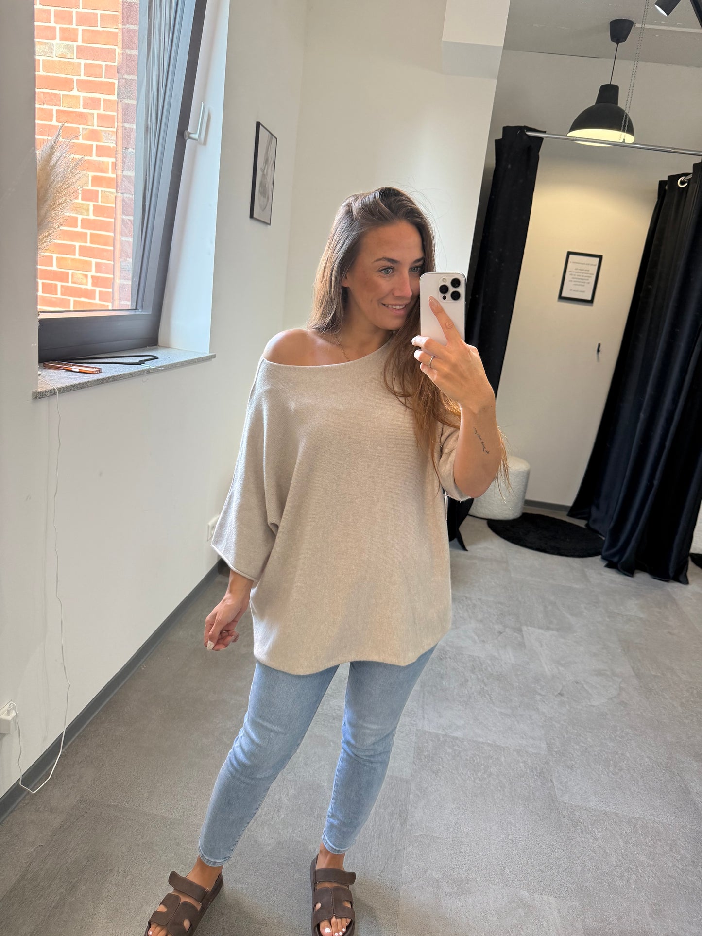 OVERZISE PULLI -4778- BEIGE