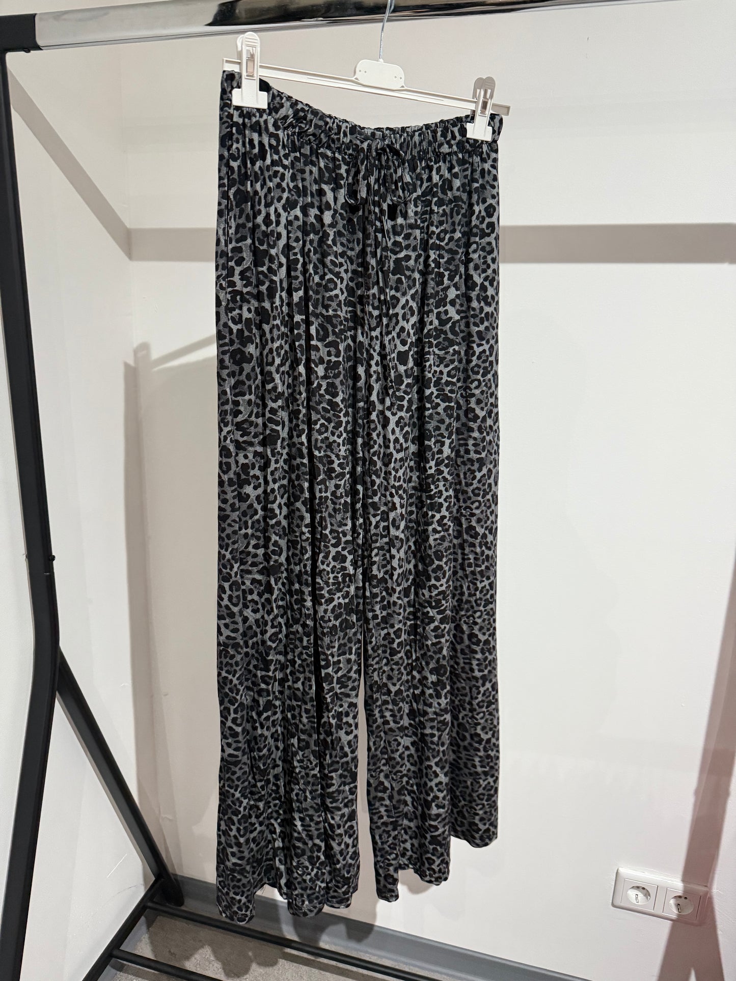 LEO SCHLABBERHOSE -1465- GRAU/SCHWARZ - Sarahs Modeboutique