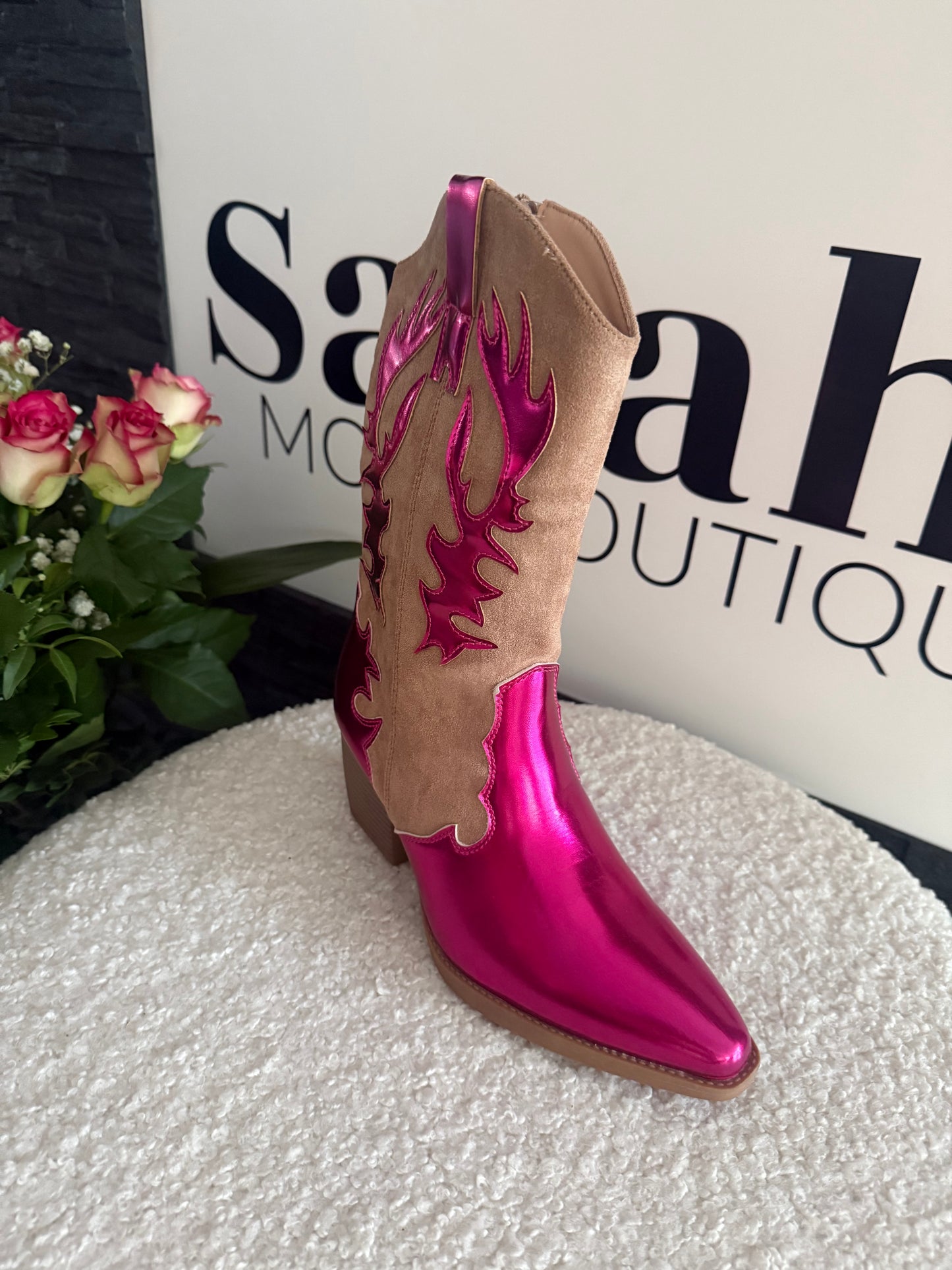 BOOTS -6663- PINK