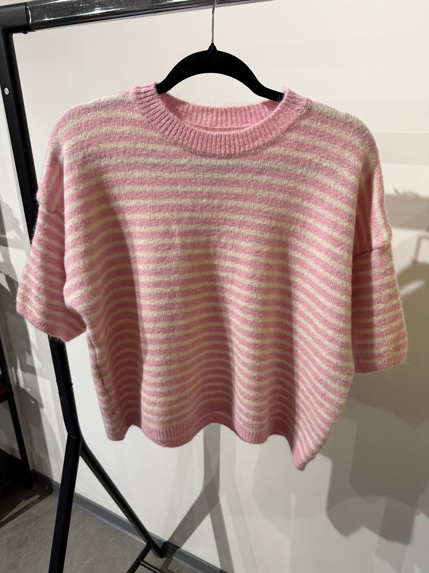 Strickshirt -1393- rosa - Sarahs Modeboutique