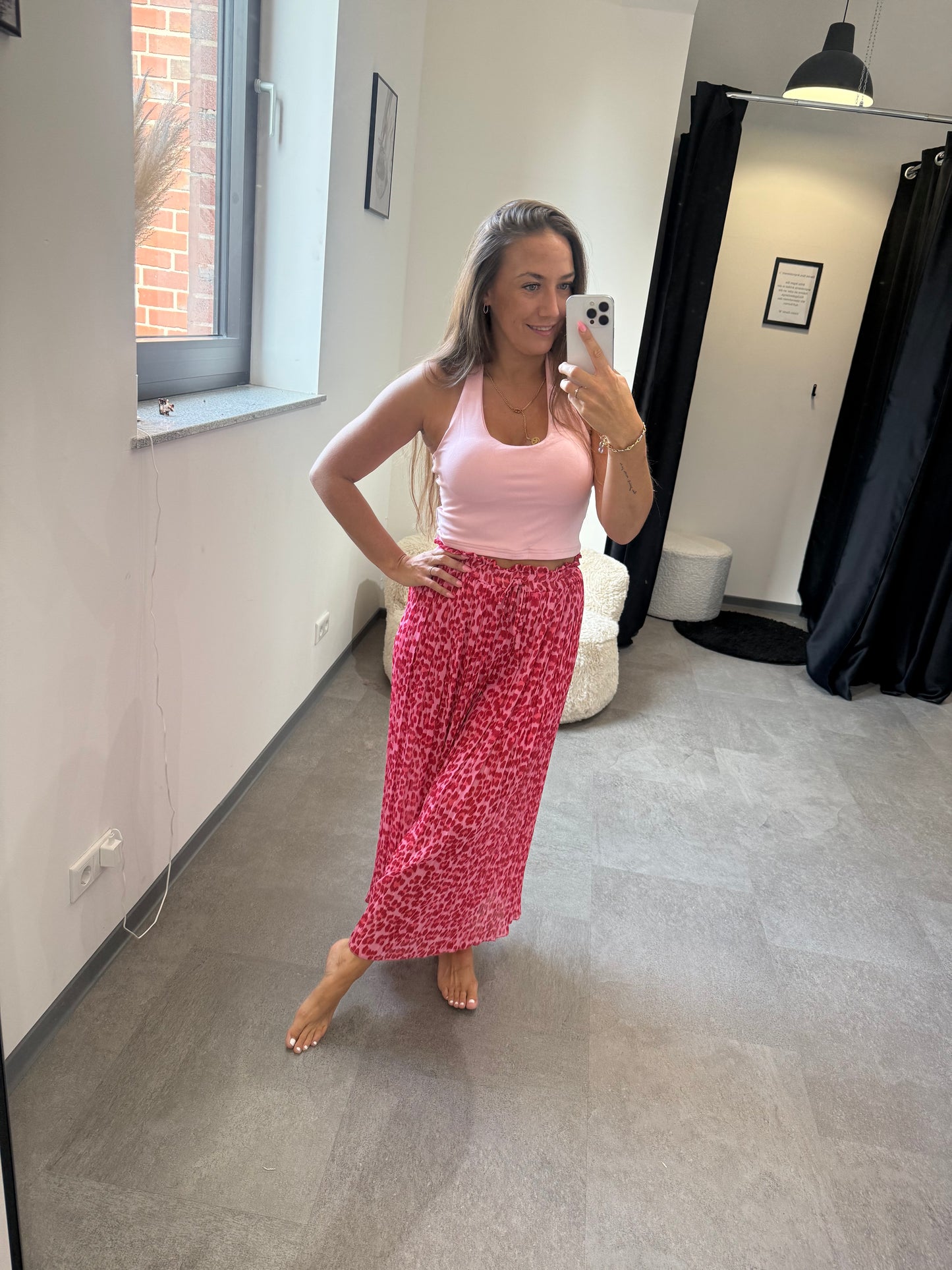 LEO FLATTERHOSE -4555d- ROSA/PINK