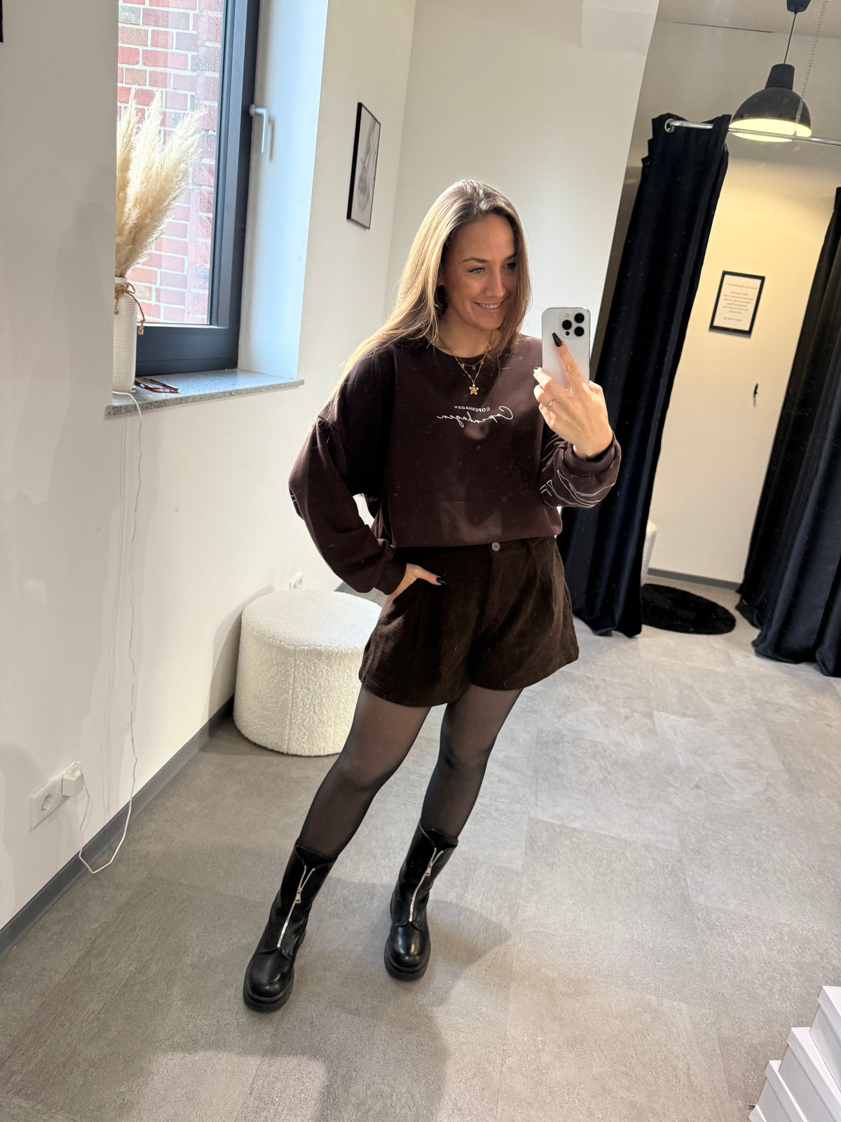 PULLOVER COPENHAGEN -9003- BRAUN - Sarahs Modeboutique