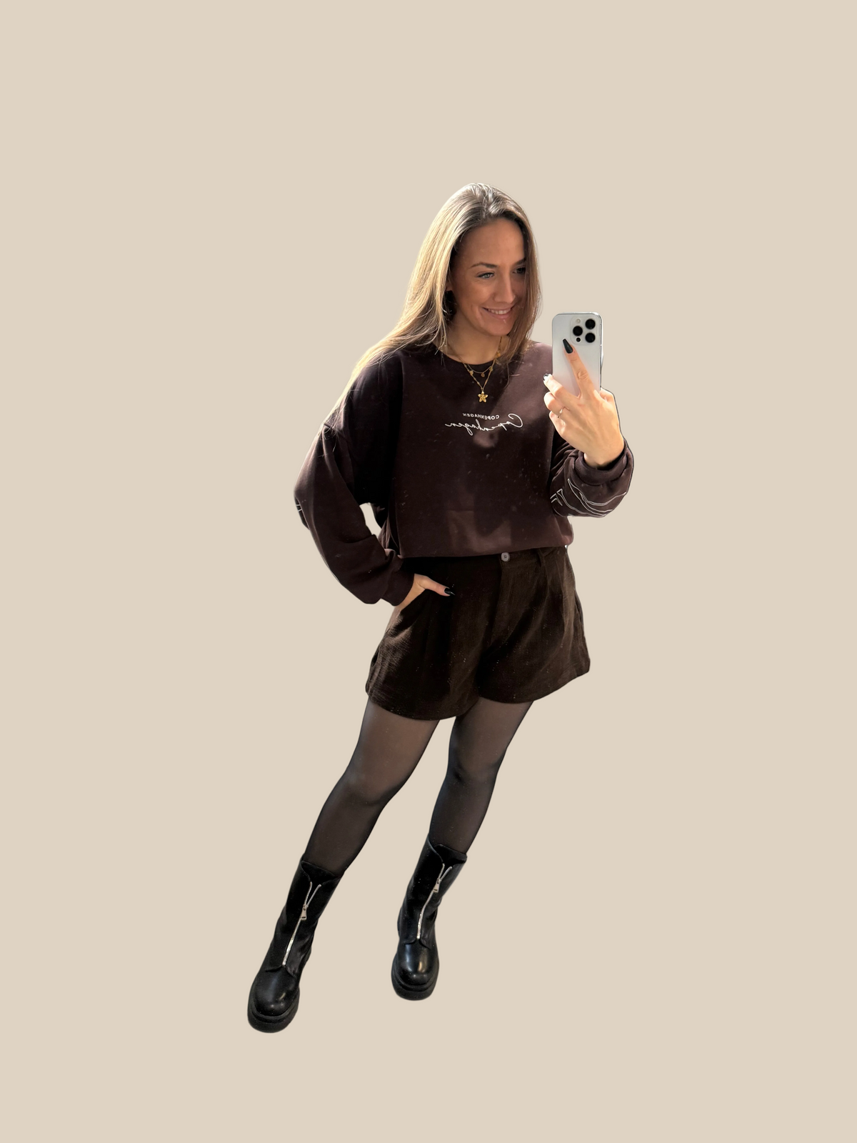 PULLOVER COPENHAGEN -9003- BRAUN