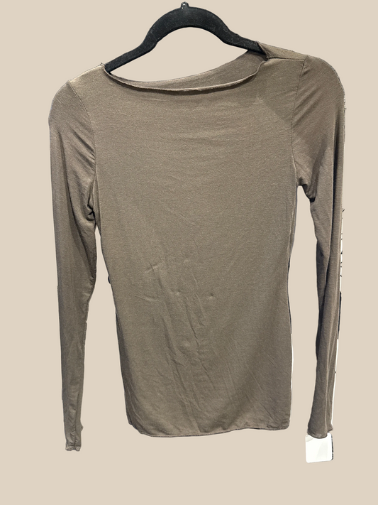 BASIC SHIRT -6782- BRAUN