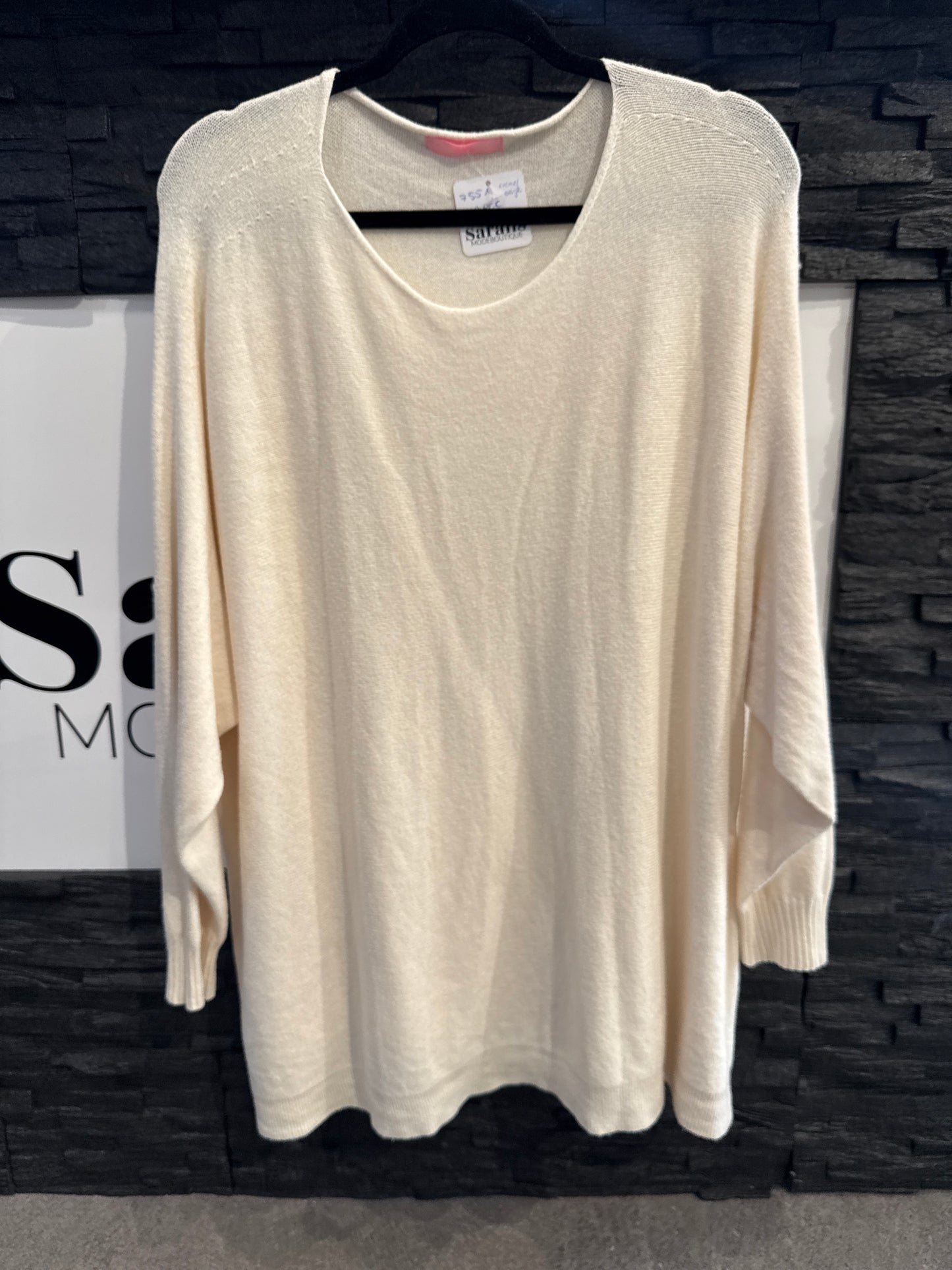 Pulli overzise -7551- CREME / BEIGE