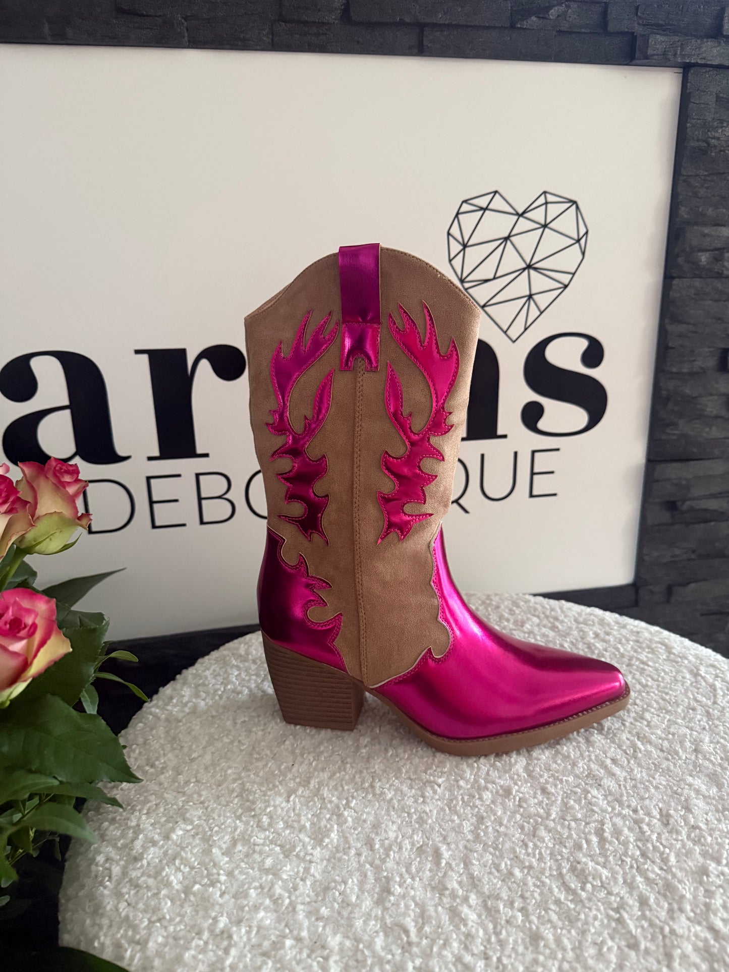 BOOTS -6663- PINK