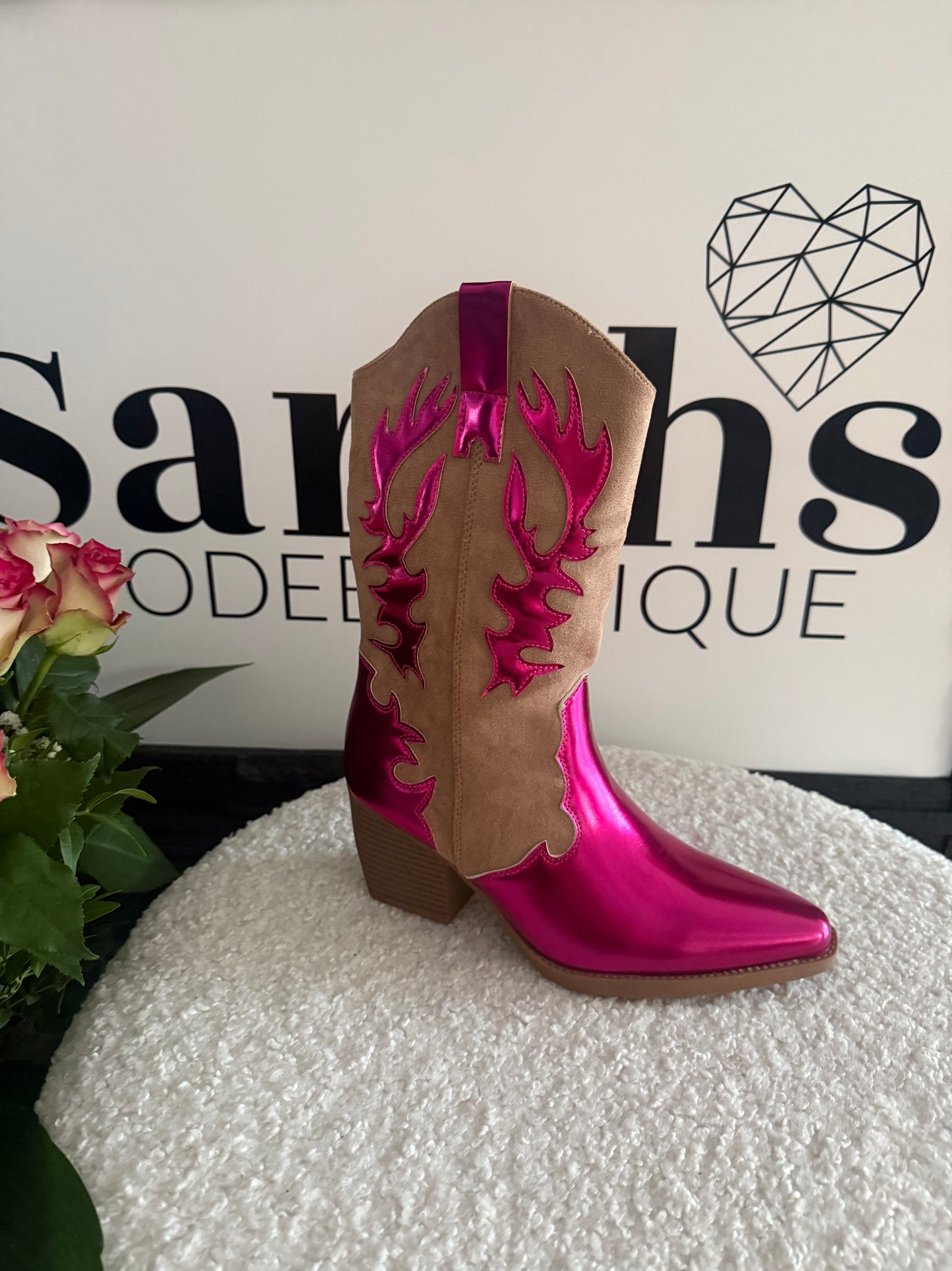 BOOTS -6663- PINK