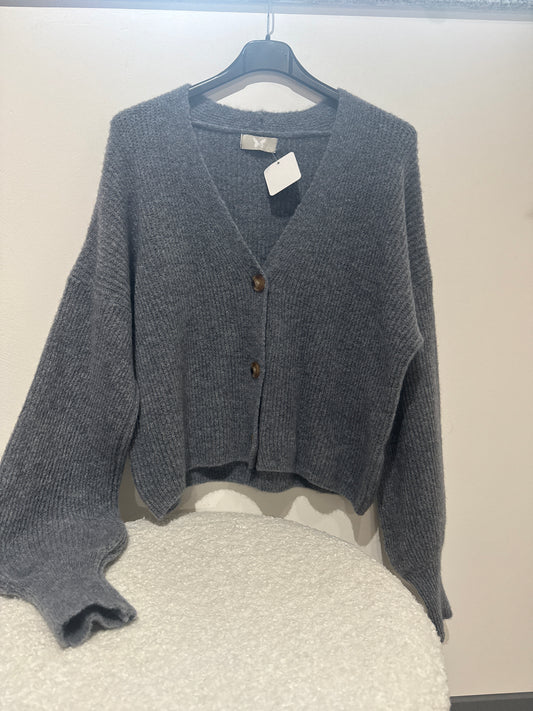Cardigan dunkelgrau -151-