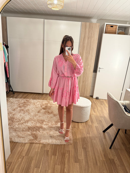 Kleid -2323- rosa