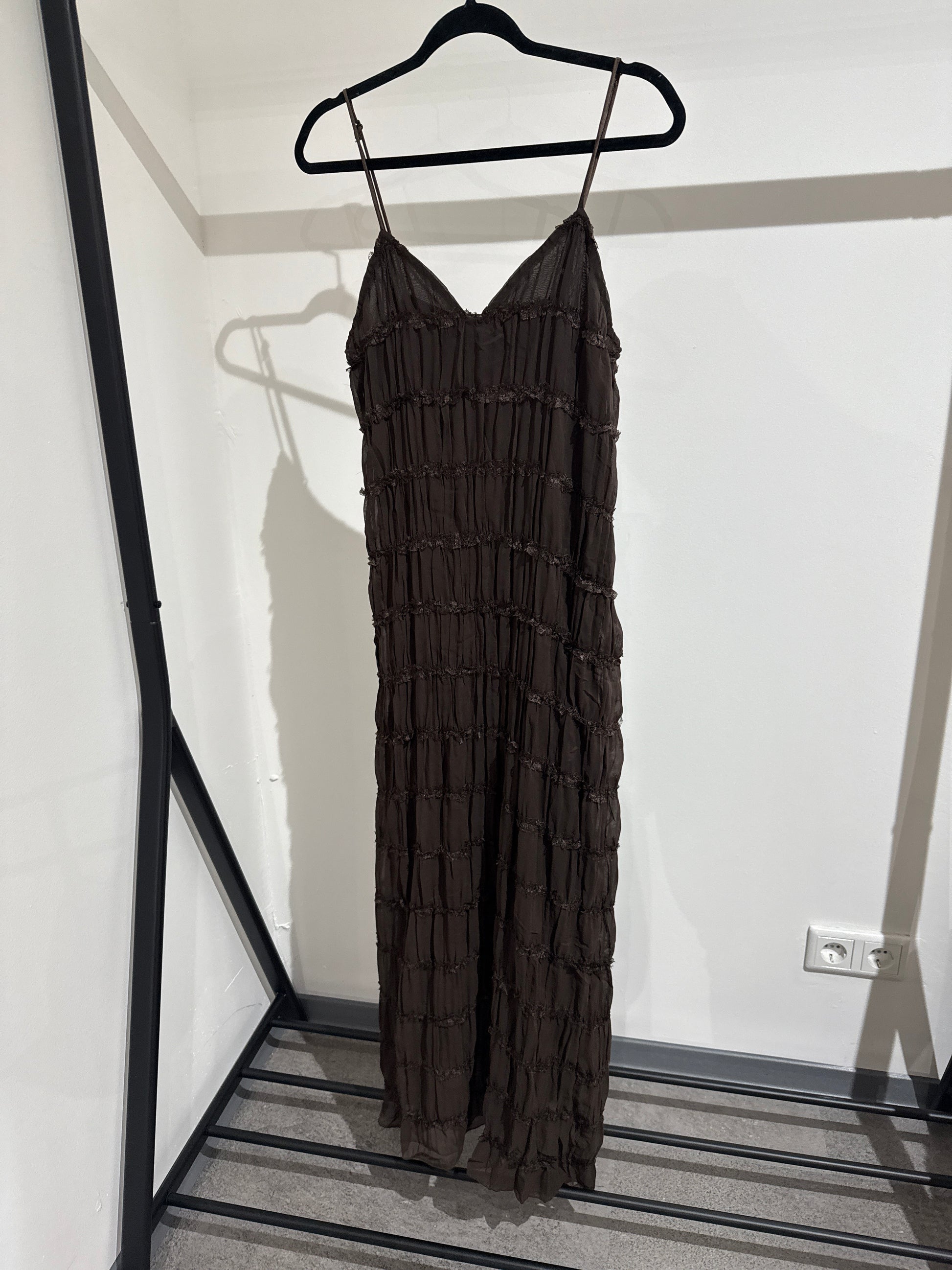 SOMMERKLEID -1461- BRAUN - Sarahs Modeboutique