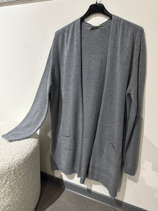 Cardigan -7358- grau