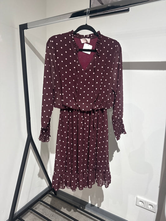 Kleid -1798- burgundy - Sarahs Modeboutique