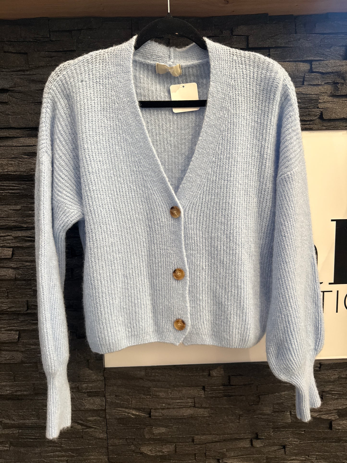 CARDIGAN -151- HELLBLAU