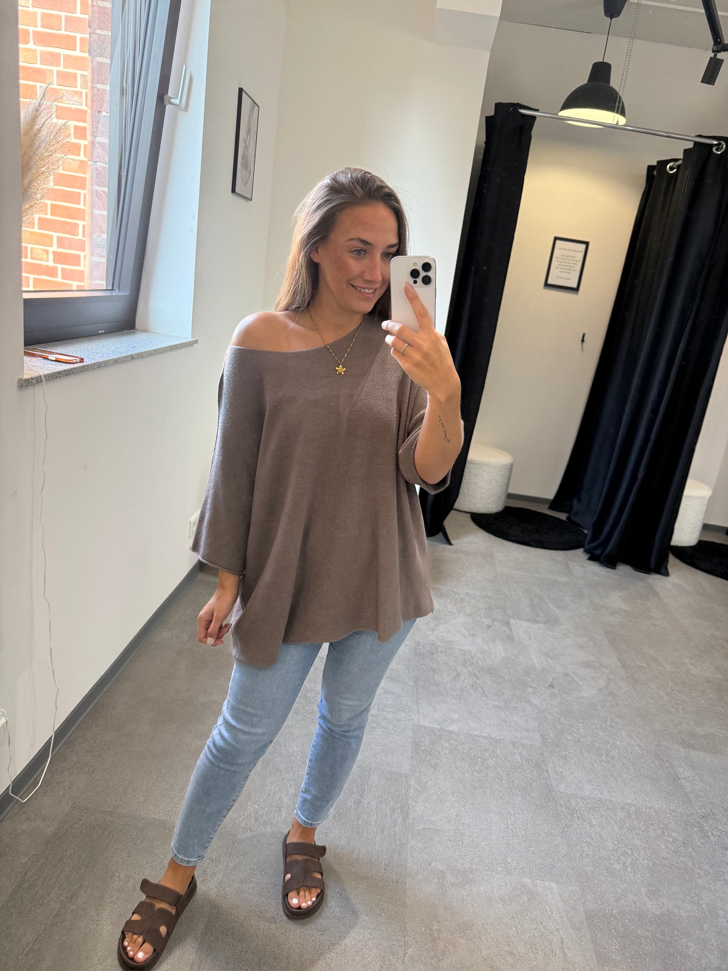 OVERZISE PULLI -4778- TAUPE