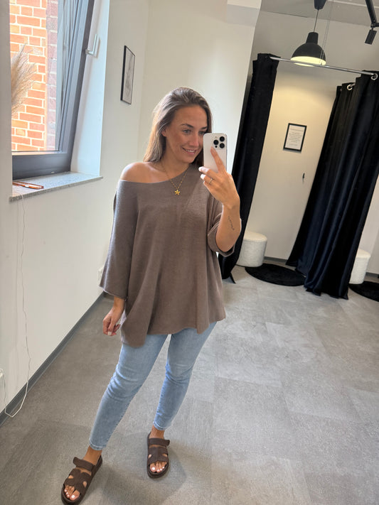 OVERZISE PULLI -4778- TAUPE