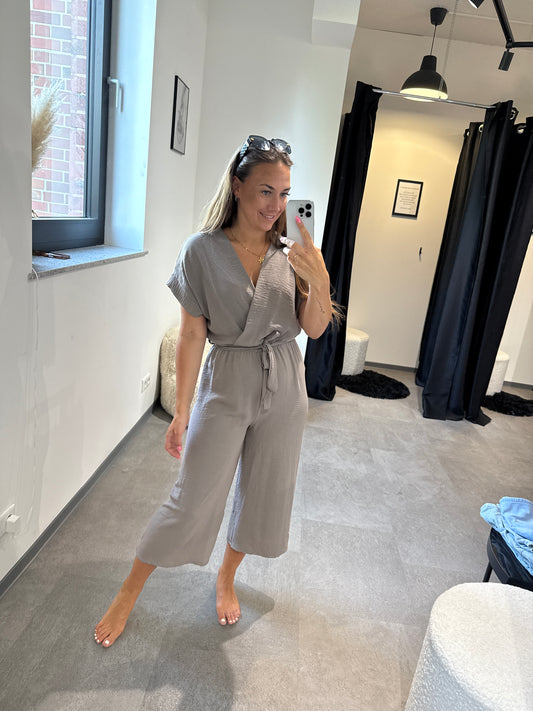 Jumpsuit -1910- taupe - Sarahs Modeboutique