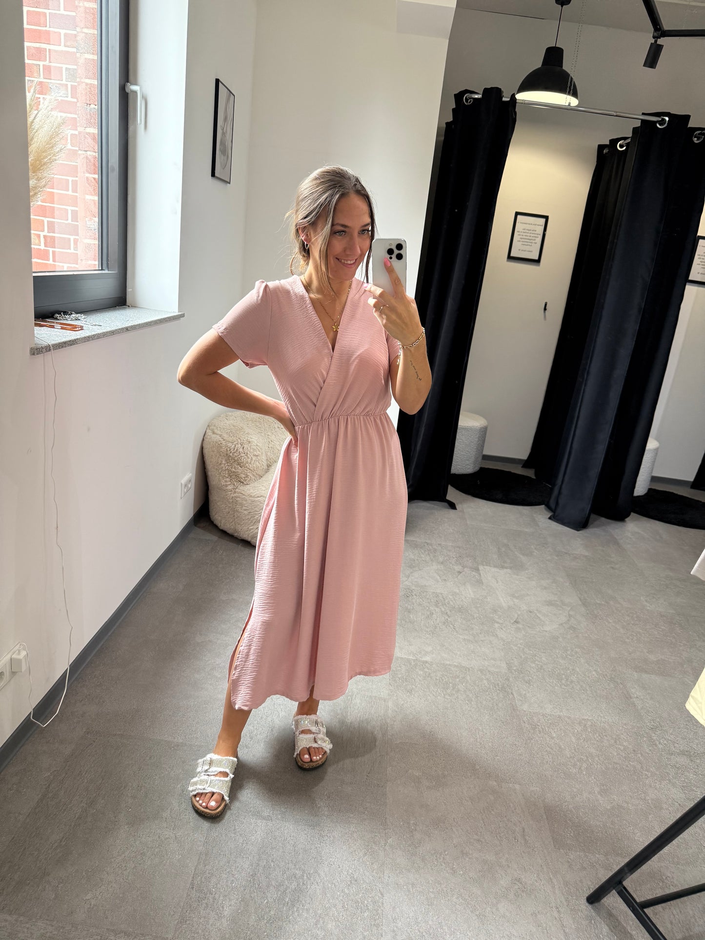 Kleid -3915- altrosa
