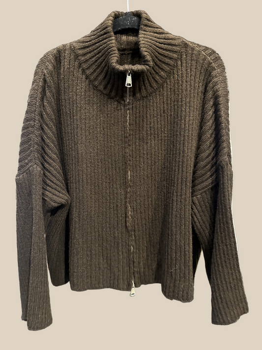 ZIPPER -8847- BRAUN