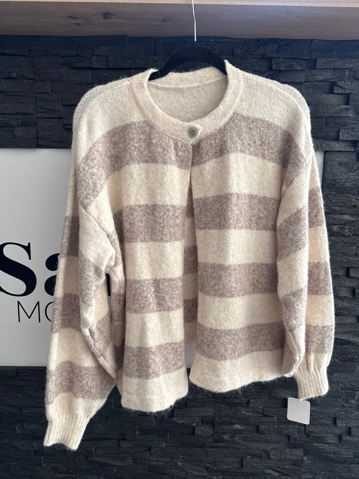 STRICKJACKE -3556- BEIGE - Sarahs Modeboutique