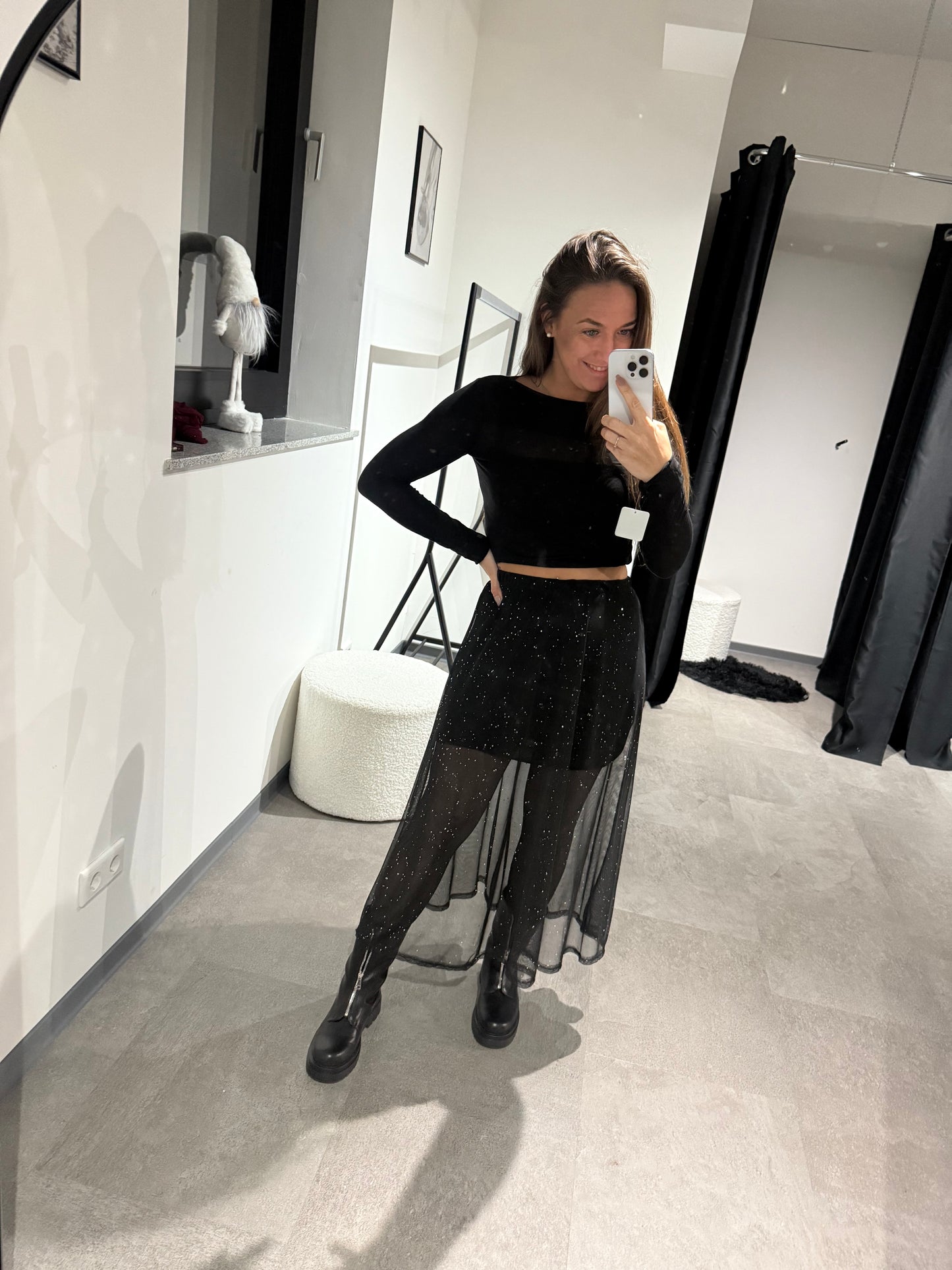 Rock Mesh -3445- schwarz