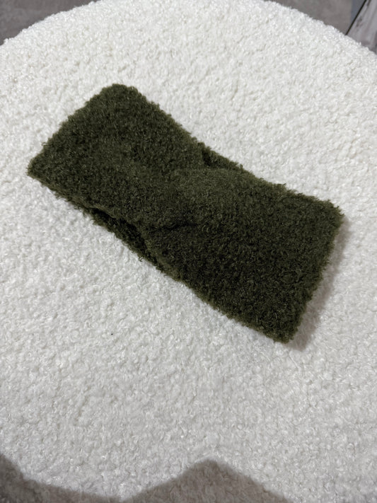 Stirnband -7546- Khaki