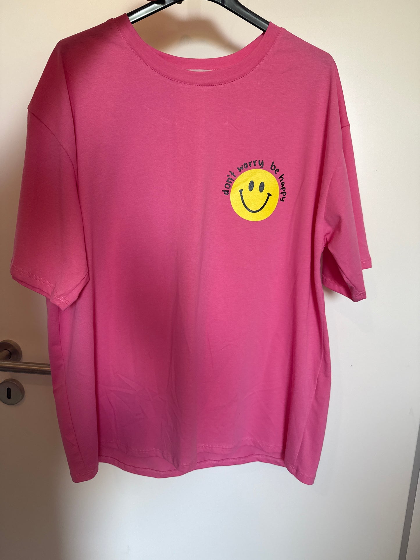 SHIRT SMILEY -4566- PINK