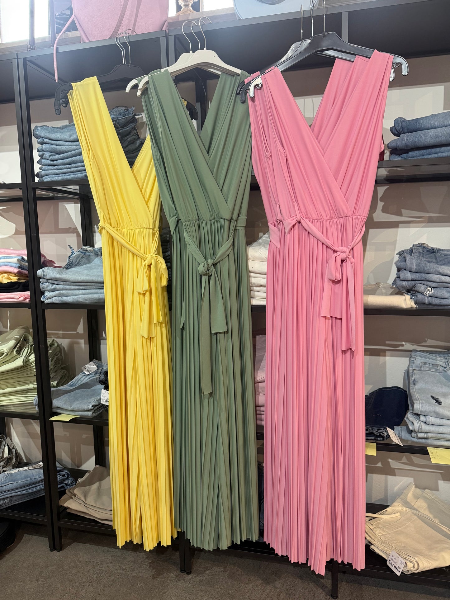 JUMPSUIT BASIC -2229- MINT - Sarahs Modeboutique