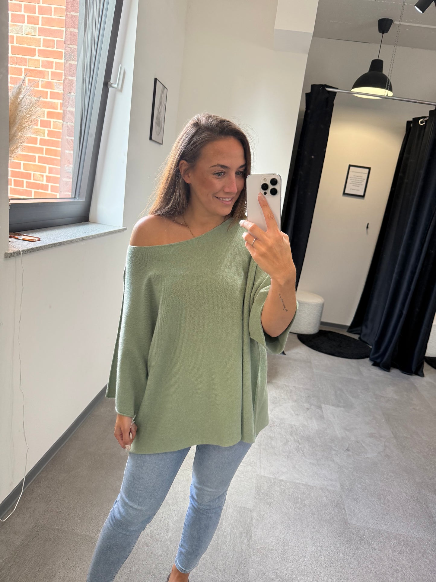 OVERZISE PULLI -4778- KHAKI