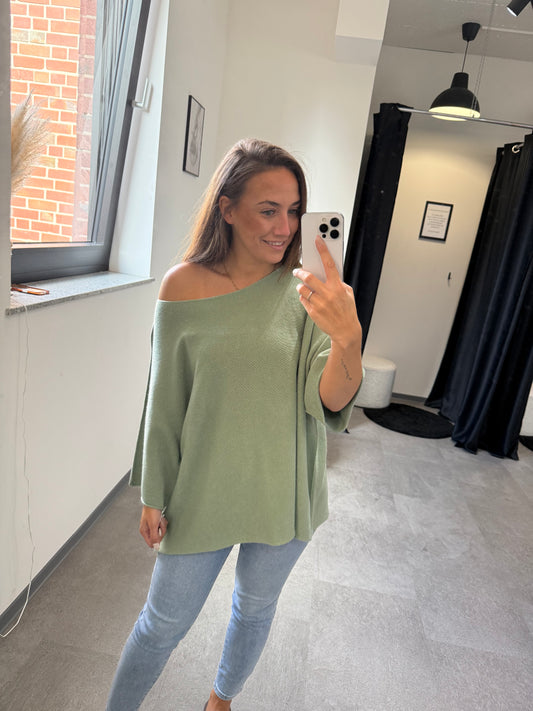 OVERZISE PULLI -4778- KHAKI