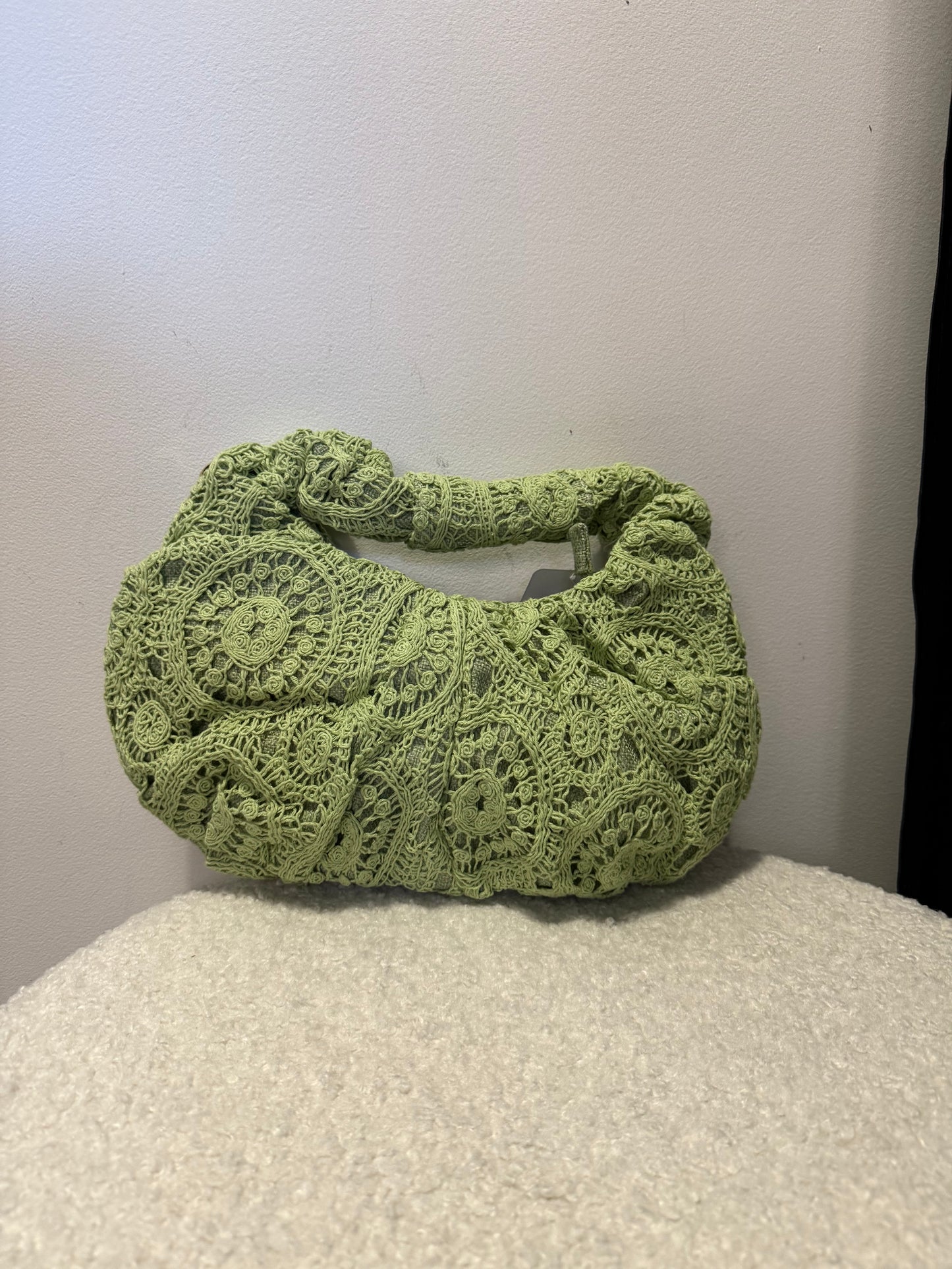 Lochstricktasche -1199- mint - Sarahs Modeboutique