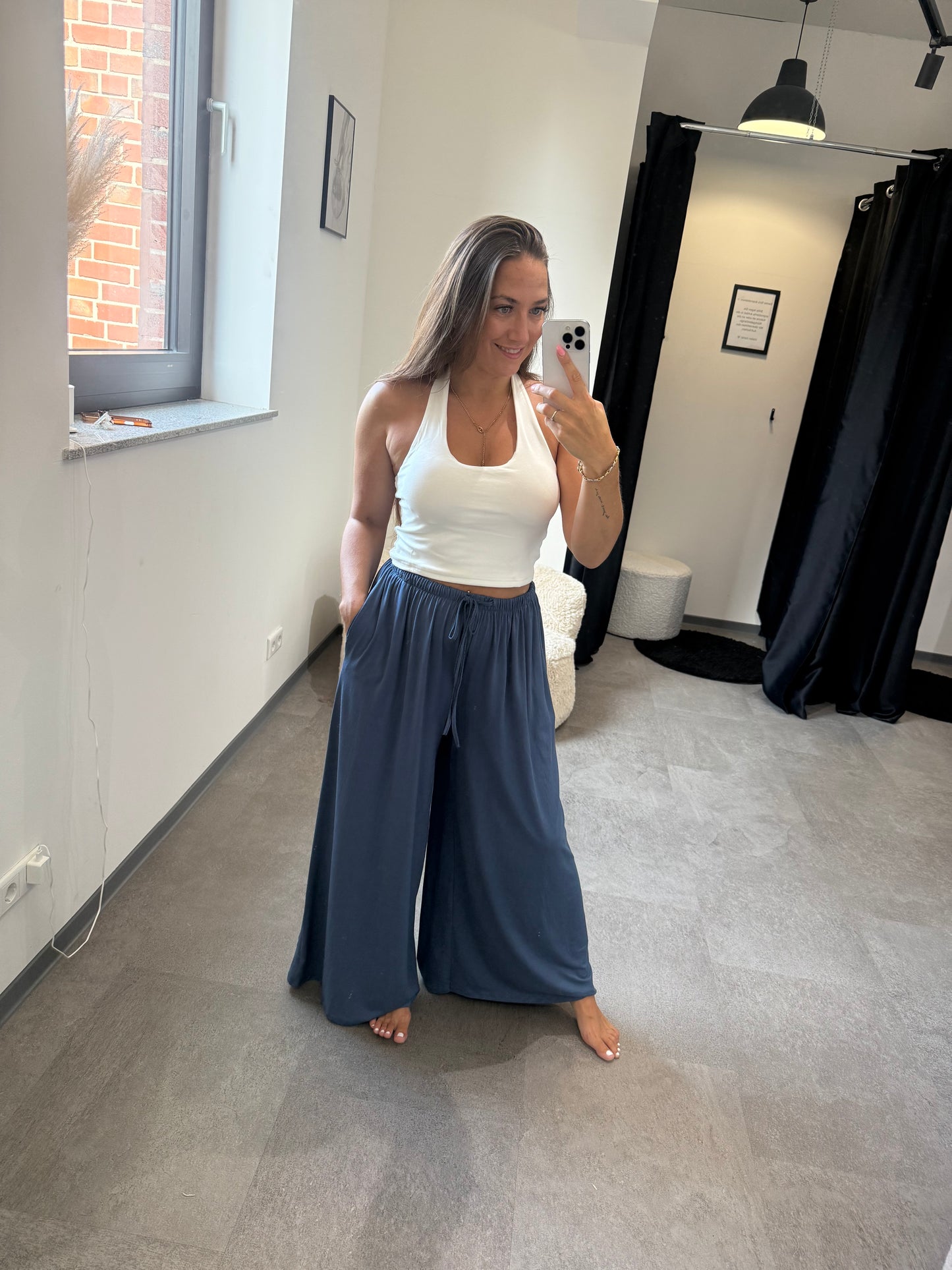 HOSE -1268- blau