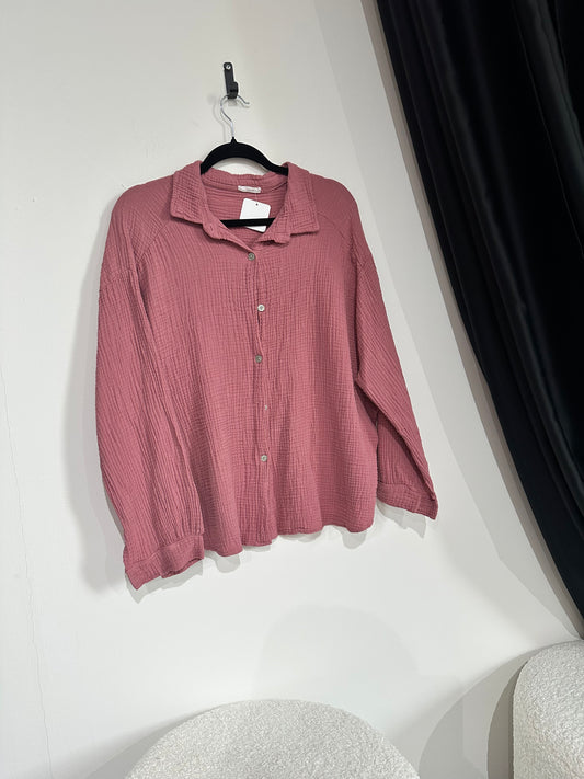 Musselinbluse beere -263- - Sarahs Modeboutique
